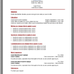 Cv Templates Microsoft Word