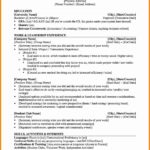 Cv Templates for Graduate School