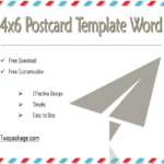 Free Blank Postcard Template for Word