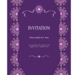 Invitation Template Background