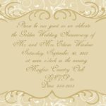 Invitation Templates Anniversary