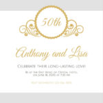 Invitation Templates Anniversary