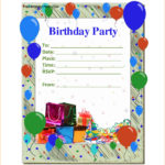 Invitation Templates Birthday Party