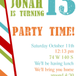 Invitation Templates Birthday Party