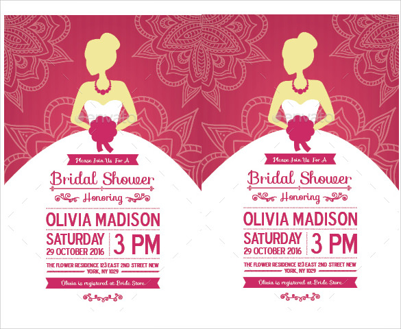 Invitation Templates Bridal Shower