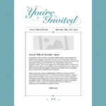 Invitation Templates Business Event