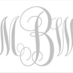 Letter a Monogram Templates