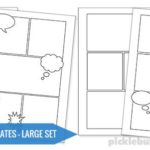 Printable Blank Comic Strip Template For Kids