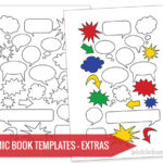 Printable Blank Comic Strip Template For Kids