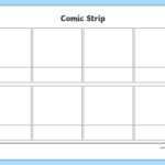 Printable Blank Comic Strip Template For Kids