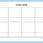 Printable Blank Comic Strip Template For Kids