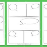 Printable Blank Comic Strip Template For Kids