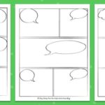 Printable Blank Comic Strip Template For Kids