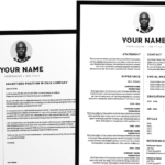 Resume Templates Adobe