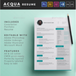Resume Templates Adobe