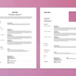 Resume Templates Apple Pages