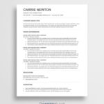 Resume Templates Ats