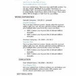 Resume Templates Ats