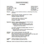 Resume Templates College