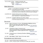 Resume Templates College Application