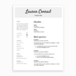Resume Templates Compatible With Google Docs