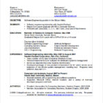 Resume Templates Computer Science