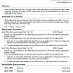 Resume Templates Copy And Paste