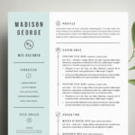 Resume Templates Creative Market