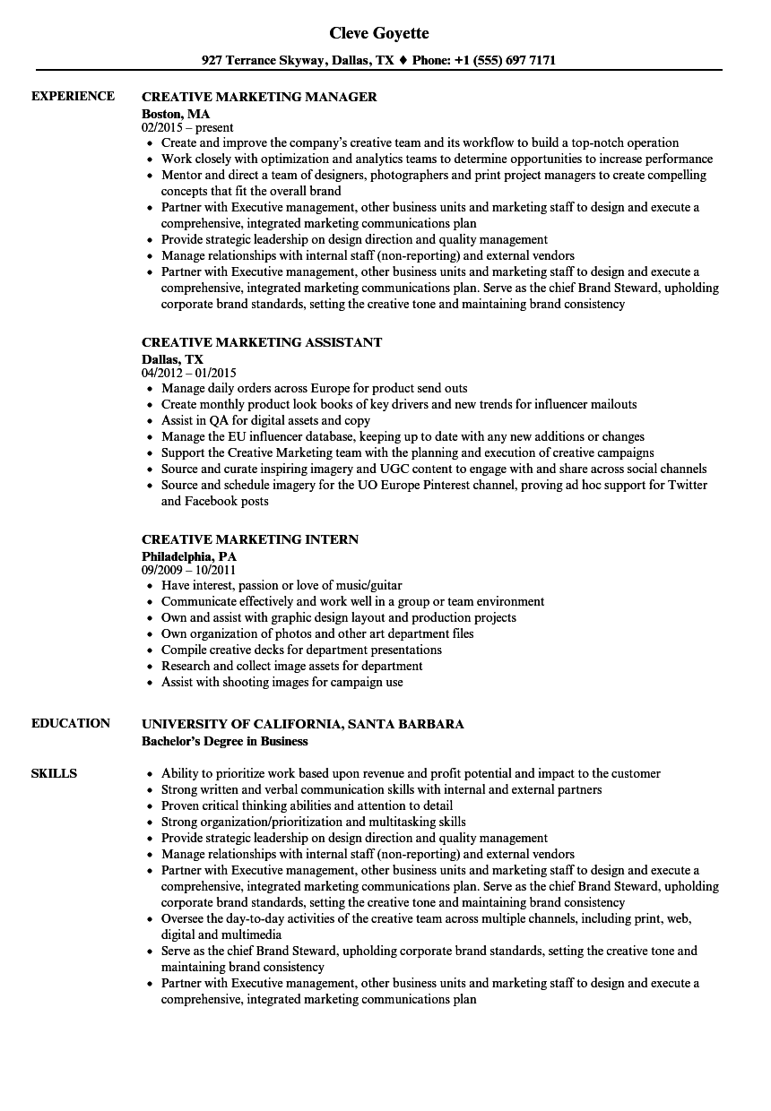 Resume Templates Creative Market