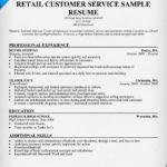 Resume Templates Customer Service