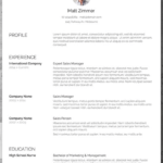 Resume Templates Download