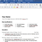 Resume Templates Google Docs Free