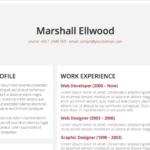 Resume Templates Microsoft Word