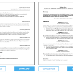 Resume Templates Microsoft Word