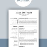 Resume Templates Word Free