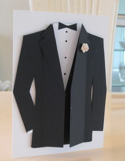 Tuxedo Card Templates And Instructions