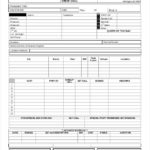 Blank Call Sheet Template