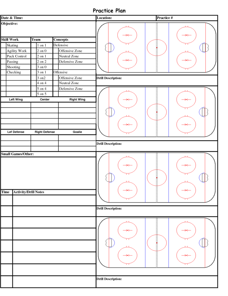 Тренировочный pdf. Practice Plan Hockey. Hockey Planner. Practice Planner. Состав на игру хоккей шаблон.
