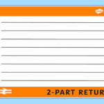 Blank Train Ticket Template