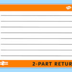 Blank Train Ticket Template