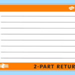 Blank Train Ticket Template