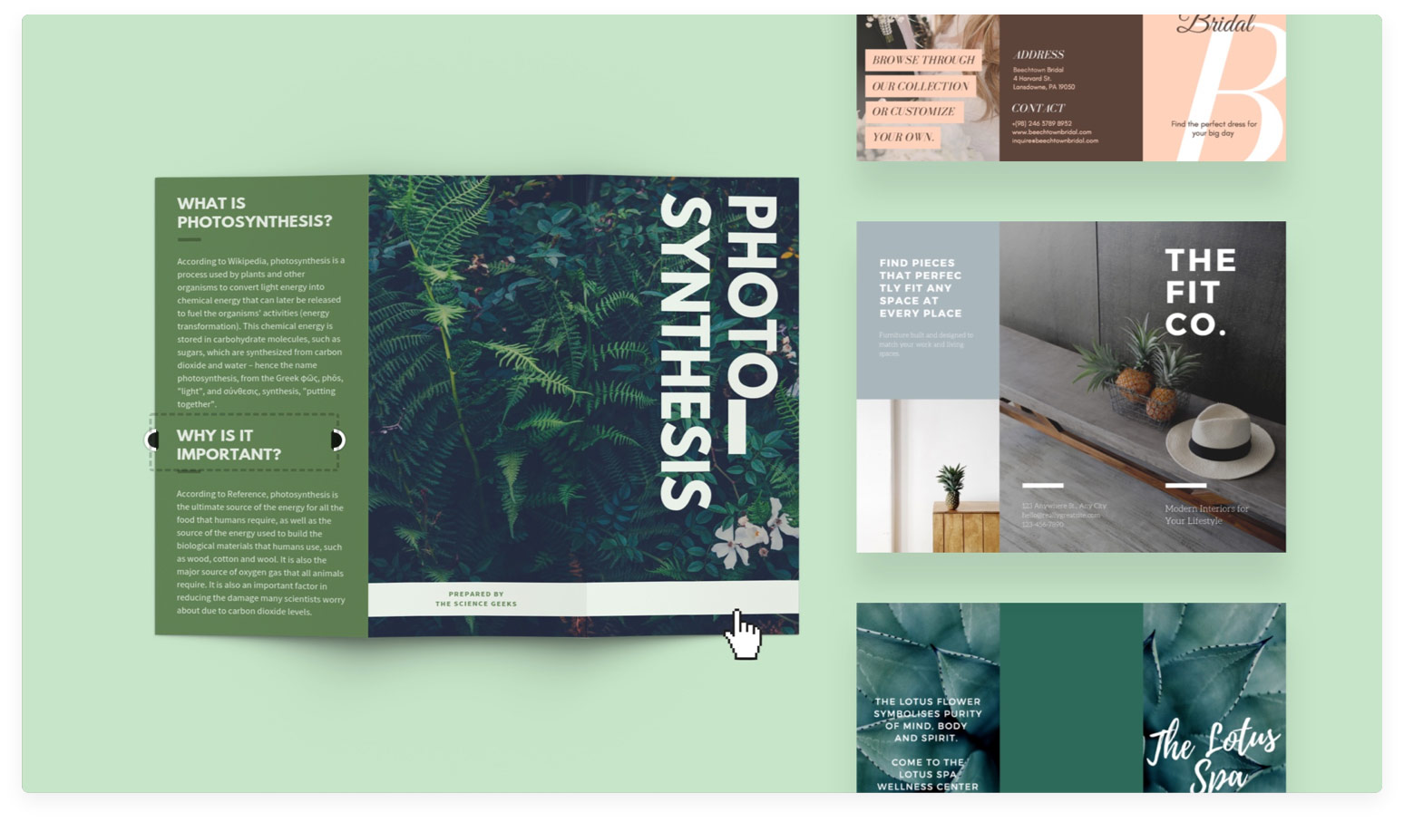 E Brochure Design Templates