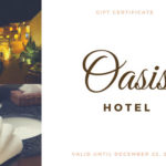 Hotel Gift Certificate Template