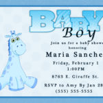 Invitation Templates Baby Shower Boy