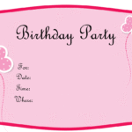 Invitation Templates Birthday