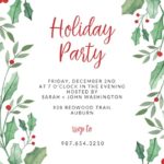 Invitation Templates Christmas