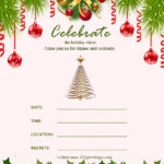Invitation Templates Christmas