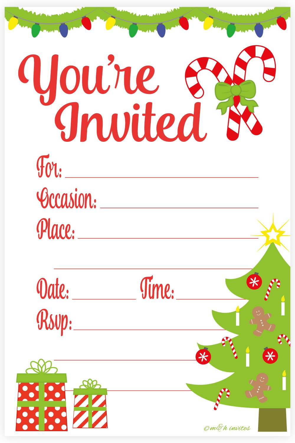 Invitation Templates Christmas (9) - TEMPLATES EXAMPLE | TEMPLATES EXAMPLE