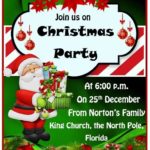 Invitation Templates Christmas Free
