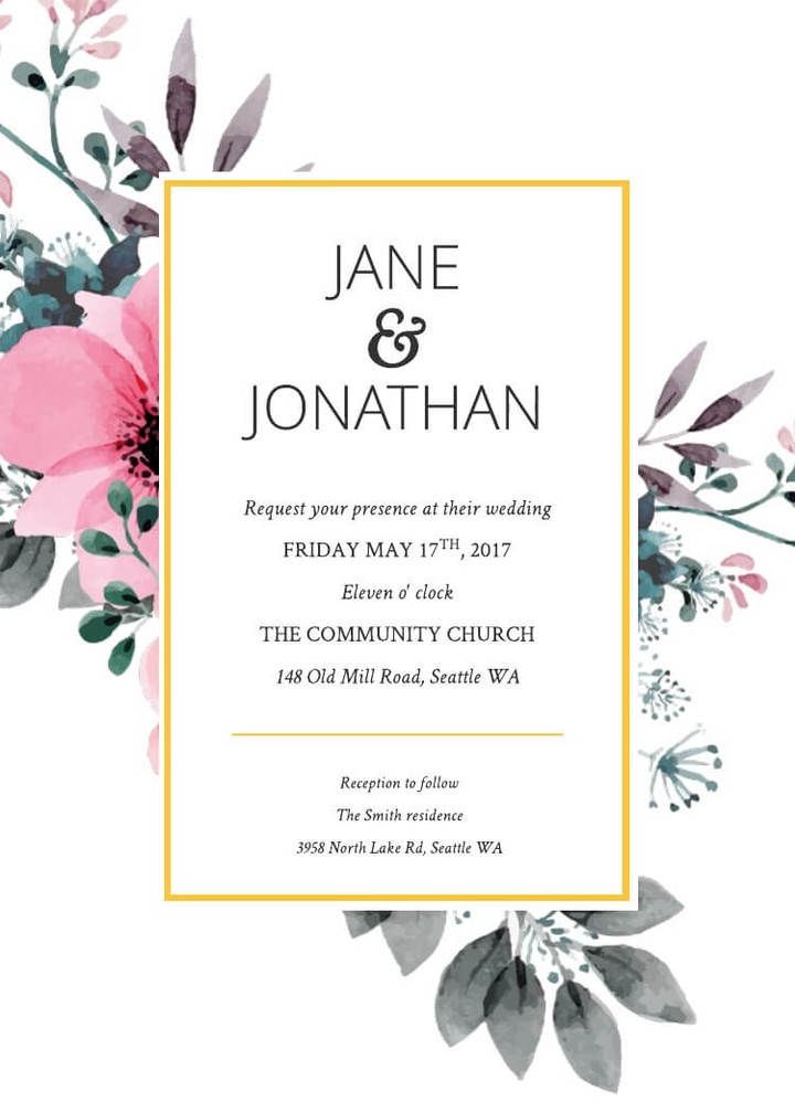 Invitation Templates Free Download